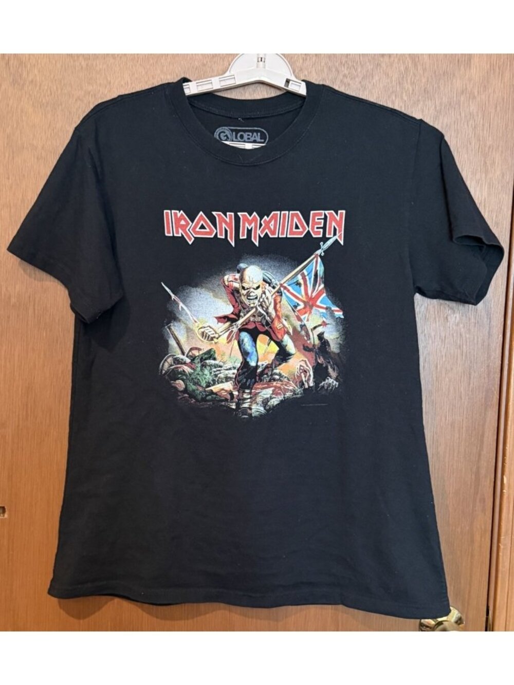 2022  Iron Maiden Trooper T-Shirt Black  Size XL X-Large